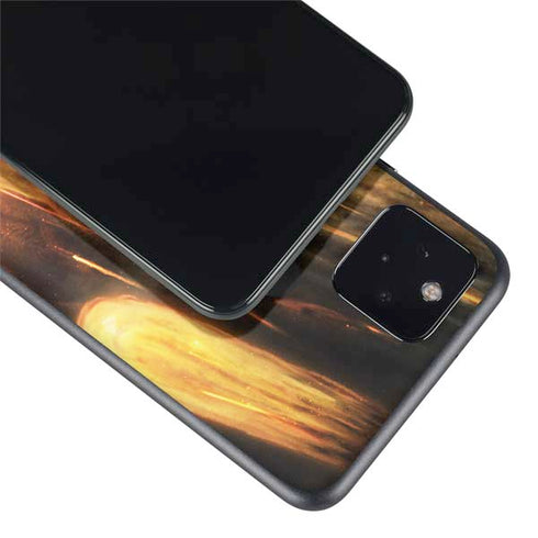 StockTrek Giant Asteroid Collides with Planet Earth Google Pixel 5a Skin