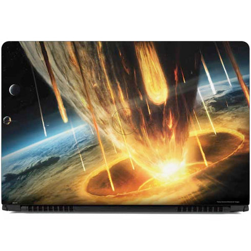 StockTrek Giant Asteroid Collides with Planet Earth Dell Inspiron Skin