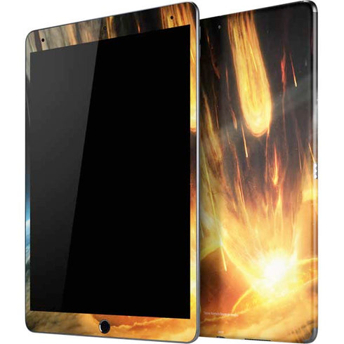 StockTrek Giant Asteroid Collides with Planet Earth iPad Skins