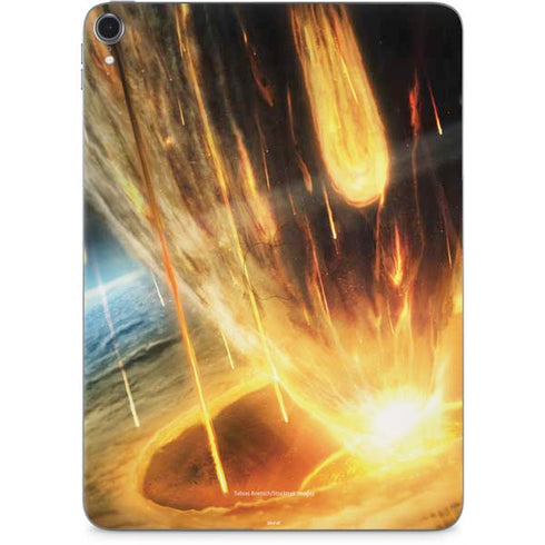 StockTrek Giant Asteroid Collides with Planet Earth Apple iPad Pro Skin