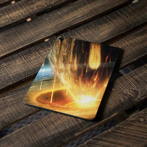StockTrek Giant Asteroid Collides with Planet Earth Apple iPad Pro Skin