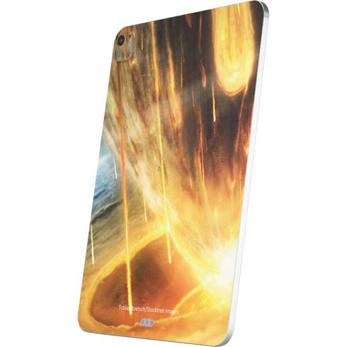 StockTrek Giant Asteroid Collides with Planet Earth iPad Pro 13in M4 (2024) Skin