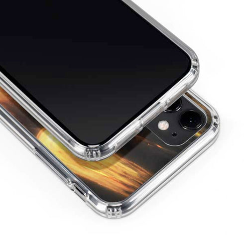 StockTrek Giant Asteroid Collides with Planet Earth iPhone 11 Clear Case