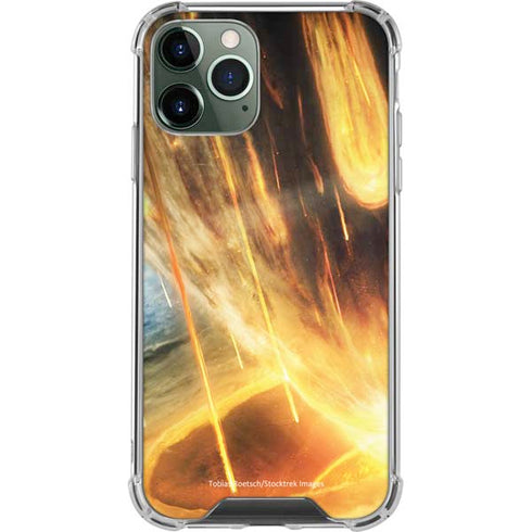 StockTrek Giant Asteroid Collides with Planet Earth iPhone 11 Pro Max Clear Case