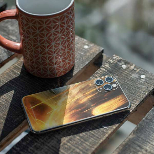 StockTrek Giant Asteroid Collides with Planet Earth iPhone 11 Pro Skin