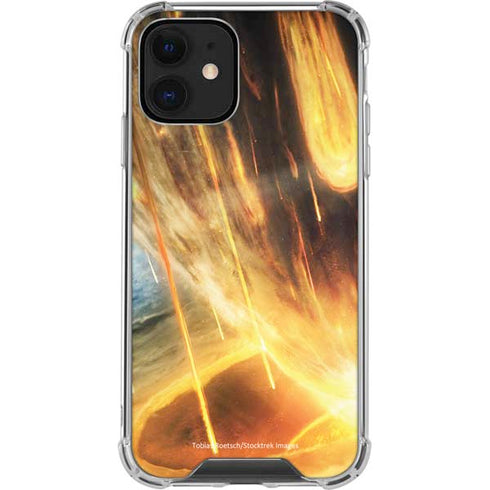 StockTrek Giant Asteroid Collides with Planet Earth iPhone 12 Clear Case