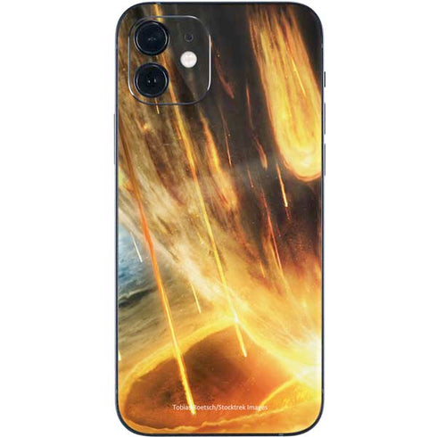 StockTrek Giant Asteroid Collides with Planet Earth iPhone 12 Mini Skin