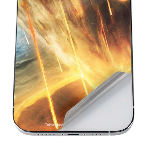 StockTrek Giant Asteroid Collides with Planet Earth iPhone 12 Pro Skin