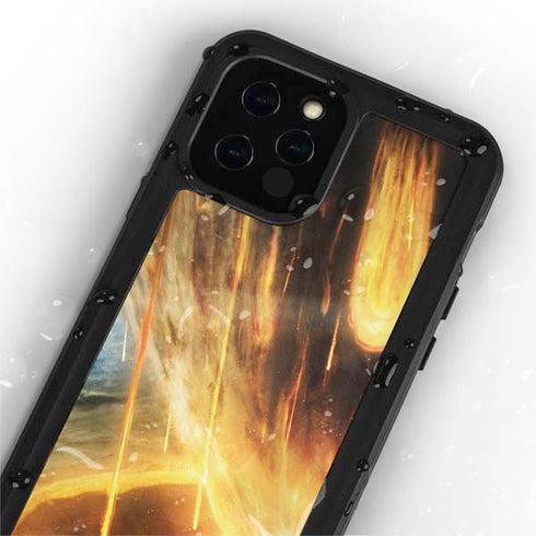 StockTrek Giant Asteroid Collides with Planet Earth iPhone 12 Pro Waterproof Case