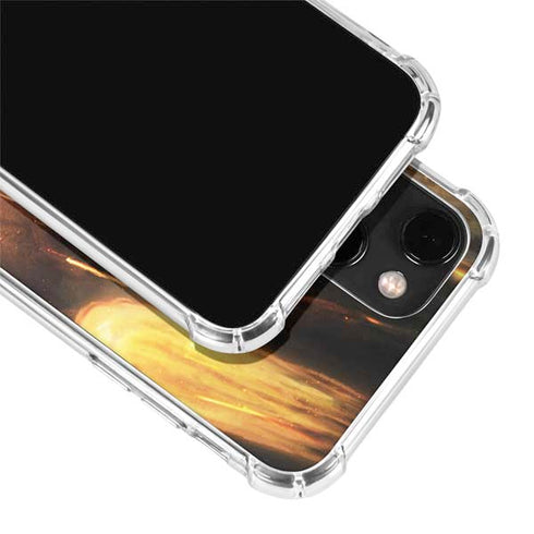 StockTrek Giant Asteroid Collides with Planet Earth iPhone 13 Mini Clear Case