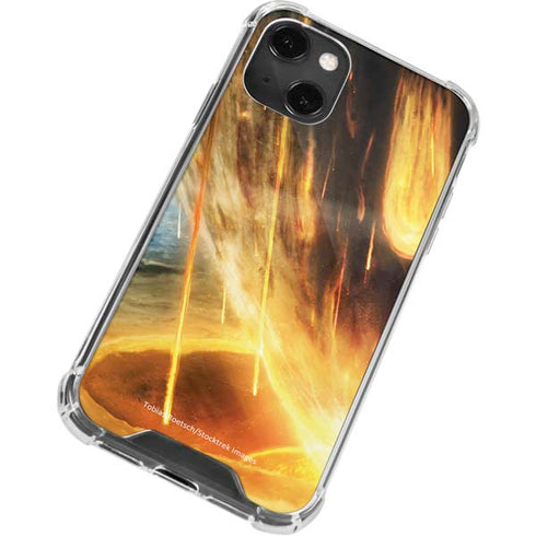 StockTrek Giant Asteroid Collides with Planet Earth iPhone 13 Mini Clear Case