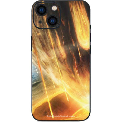 StockTrek Giant Asteroid Collides with Planet Earth iPhone 13 Mini Skin