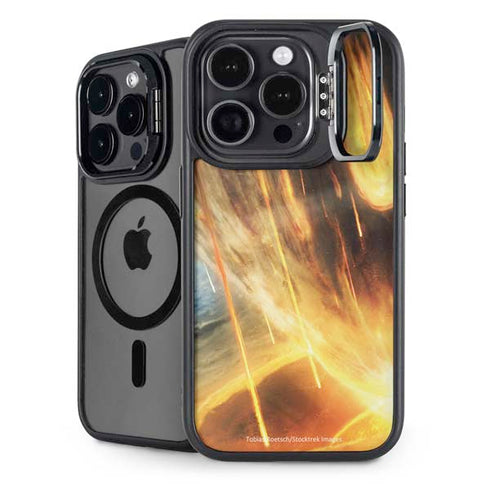 StockTrek Giant Asteroid Collides with Planet Earth iPhone 13 Pro Kickstand Case