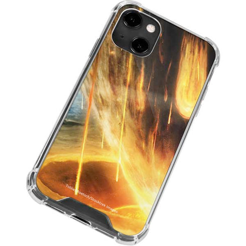 StockTrek Giant Asteroid Collides with Planet Earth iPhone 14 Clear Case