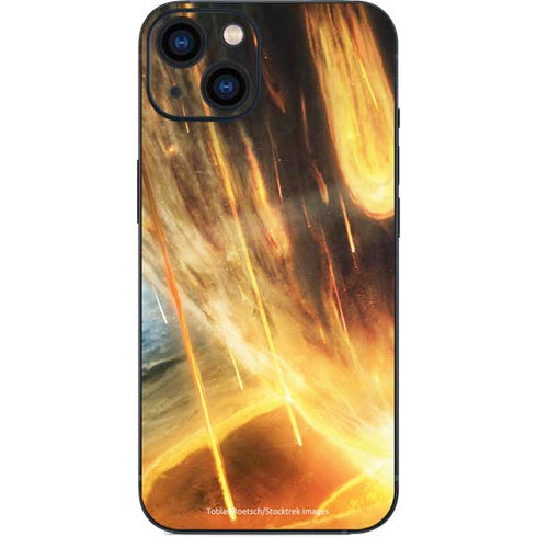 StockTrek Giant Asteroid Collides with Planet Earth iPhone 14 Plus Skin