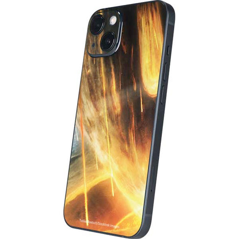 StockTrek Giant Asteroid Collides with Planet Earth iPhone 14 Plus Skin