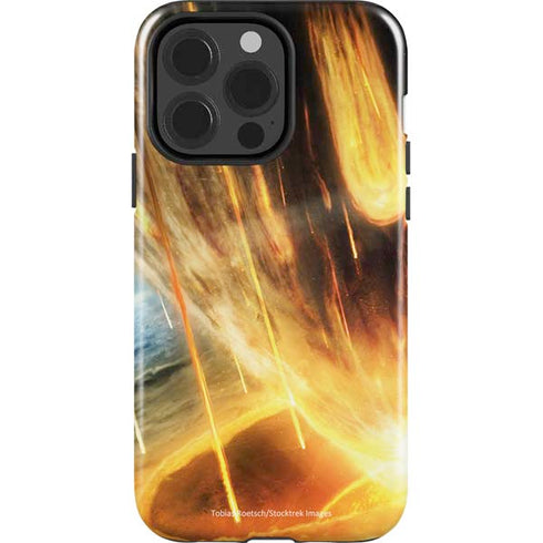 StockTrek Giant Asteroid Collides with Planet Earth iPhone 14 Pro Impact Case