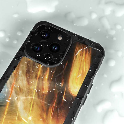 StockTrek Giant Asteroid Collides with Planet Earth iPhone 14 Pro Max Waterproof Case