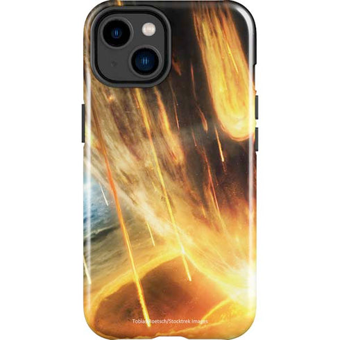 StockTrek Giant Asteroid Collides with Planet Earth iPhone 15 Impact Case