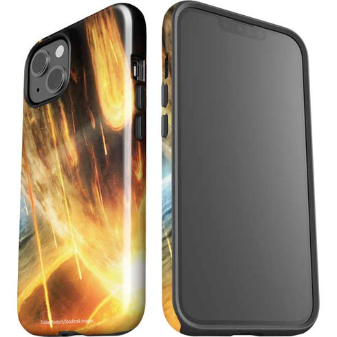 StockTrek Giant Asteroid Collides with Planet Earth iPhone 15 Plus Impact Case