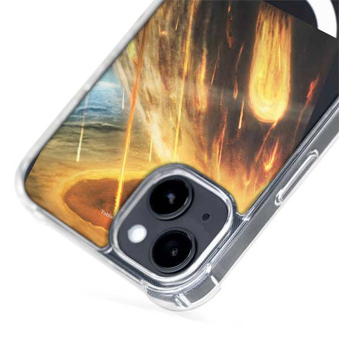 StockTrek Giant Asteroid Collides with Planet Earth iPhone 15 Plus MagSafe Case