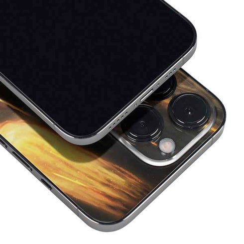 StockTrek Giant Asteroid Collides with Planet Earth iPhone 15 Pro Skin