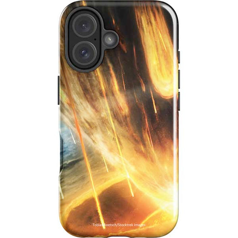 StockTrek Giant Asteroid Collides with Planet Earth iPhone 16 Plus Impact Case