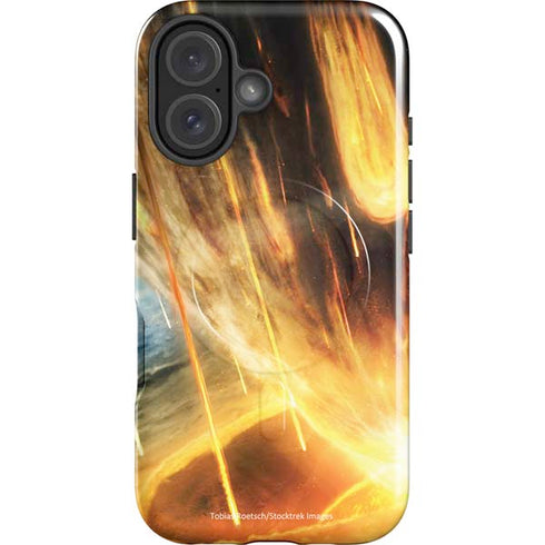 StockTrek Giant Asteroid Collides with Planet Earth iPhone 16 Plus Magsafe Impact Case