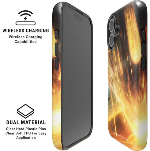 StockTrek Giant Asteroid Collides with Planet Earth iPhone 16 Plus Magsafe Impact Case