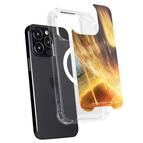 StockTrek Giant Asteroid Collides with Planet Earth iPhone 16 Pro MagSafe Case
