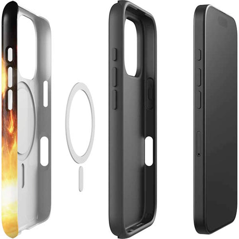 StockTrek Giant Asteroid Collides with Planet Earth iPhone 16 Pro Magsafe Impact Case