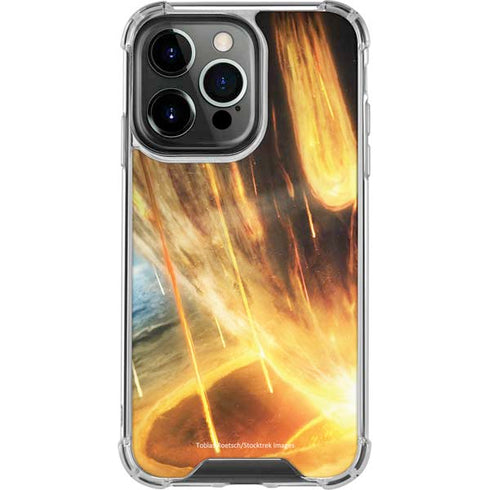 StockTrek Giant Asteroid Collides with Planet Earth iPhone 16 Pro Max Clear Case