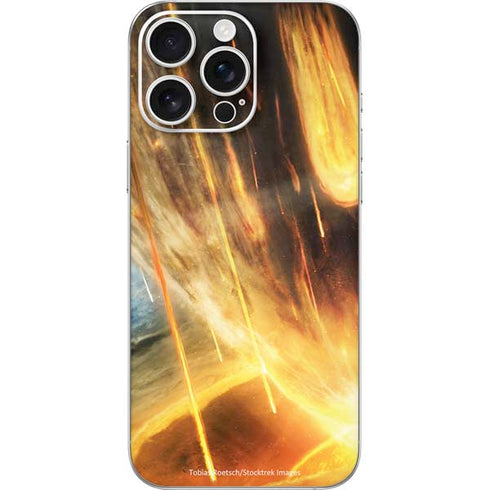 StockTrek Giant Asteroid Collides with Planet Earth iPhone 16 Pro Max Skin