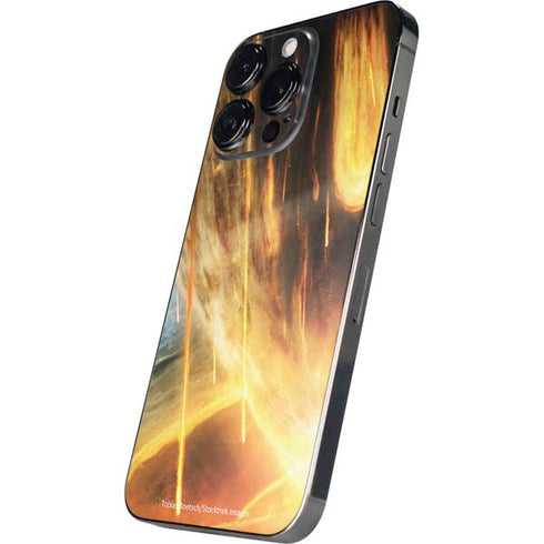 StockTrek Giant Asteroid Collides with Planet Earth iPhone 16 Pro Max Skin