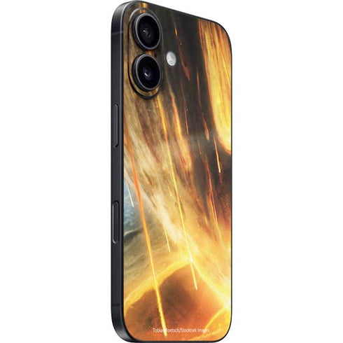 StockTrek Giant Asteroid Collides with Planet Earth iPhone 16 Skin