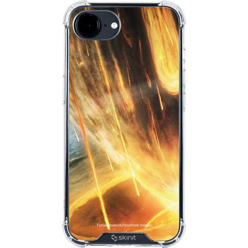 StockTrek Giant Asteroid Collides with Planet Earth iPhone 16e Clear Case