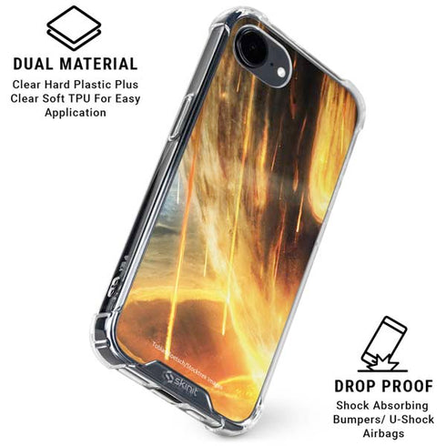 StockTrek Giant Asteroid Collides with Planet Earth iPhone 16e Clear Case