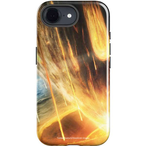 StockTrek Giant Asteroid Collides with Planet Earth iPhone 16e Impact Case