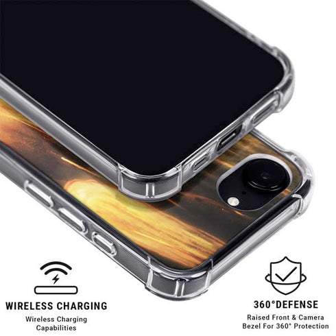 StockTrek Giant Asteroid Collides with Planet Earth iPhone 16e MagSafe Case
