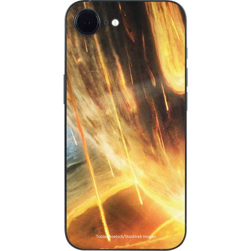 StockTrek Giant Asteroid Collides with Planet Earth iPhone 16e Skin