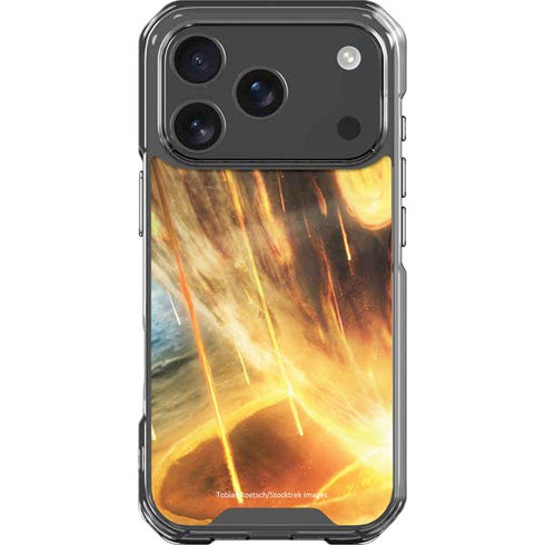 StockTrek Giant Asteroid Collides with Planet Earth iPhone 18 Pro Clear Case