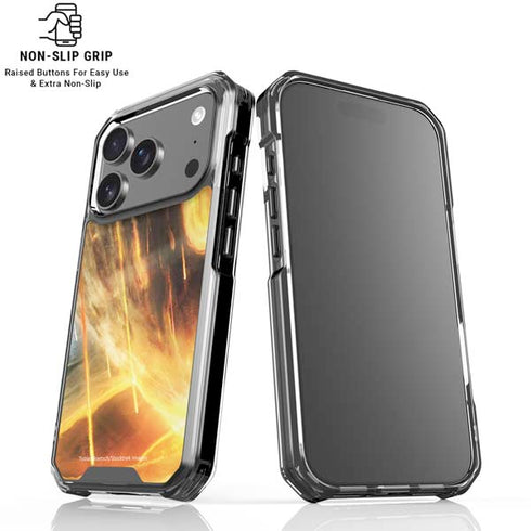 StockTrek Giant Asteroid Collides with Planet Earth iPhone 18 Pro Clear Case