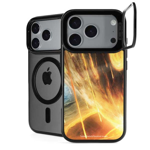 StockTrek Giant Asteroid Collides with Planet Earth iPhone 18 Pro Kickstand Case