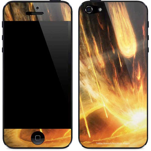 StockTrek Giant Asteroid Collides with Planet Earth iPhone 5/5s/5SE Skin