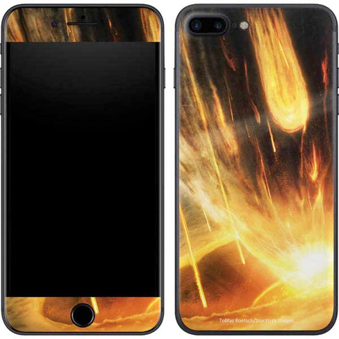 StockTrek Giant Asteroid Collides with Planet Earth iPhone 8 Plus Skin