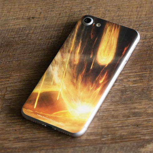 StockTrek Giant Asteroid Collides with Planet Earth iPhone 8 Skin