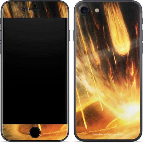 StockTrek Giant Asteroid Collides with Planet Earth iPhone SE (2nd & 3rd Gen) Skin