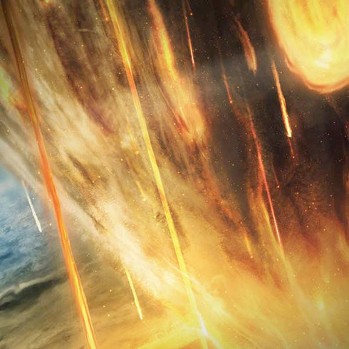 StockTrek Giant Asteroid Collides with Planet Earth iPhone X Skin