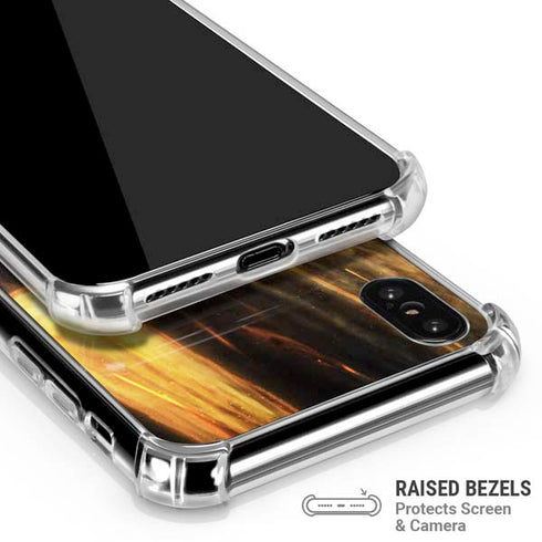 StockTrek Giant Asteroid Collides with Planet Earth iPhone X/XS Clear Case