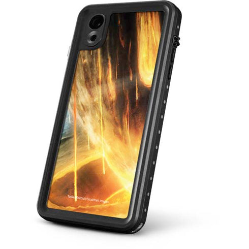 StockTrek Giant Asteroid Collides with Planet Earth iPhone XR Waterproof Case